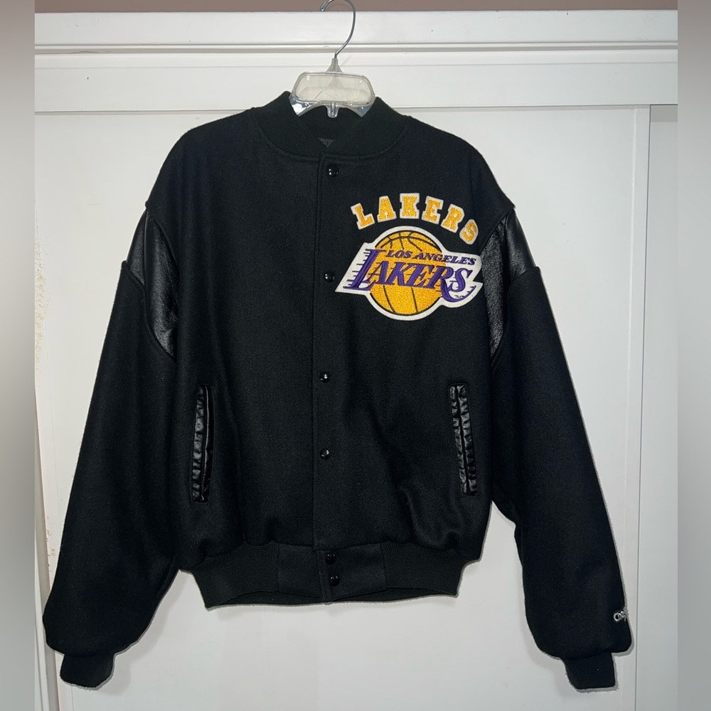 Los Angeles Lakers Chalk Line Varsity Jacket
